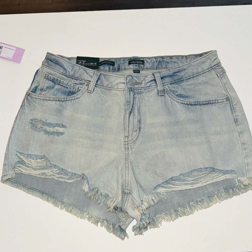 Denim Distressed Women Shorts
